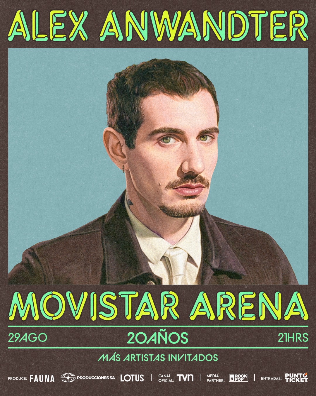 Alex Anwandter celebrará sus 20 años de carrera en vivo